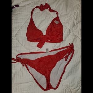 Red Polka Dot Bikini
